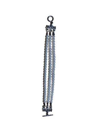 Pulsera 3 Vueltas de PERLAS cierre OT en PLATA