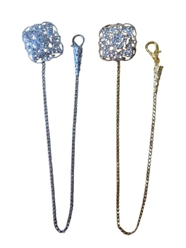 Porta Abanicos 24 Broches diferentes 🔸Modelo: Canutillo color ORO o PLATA