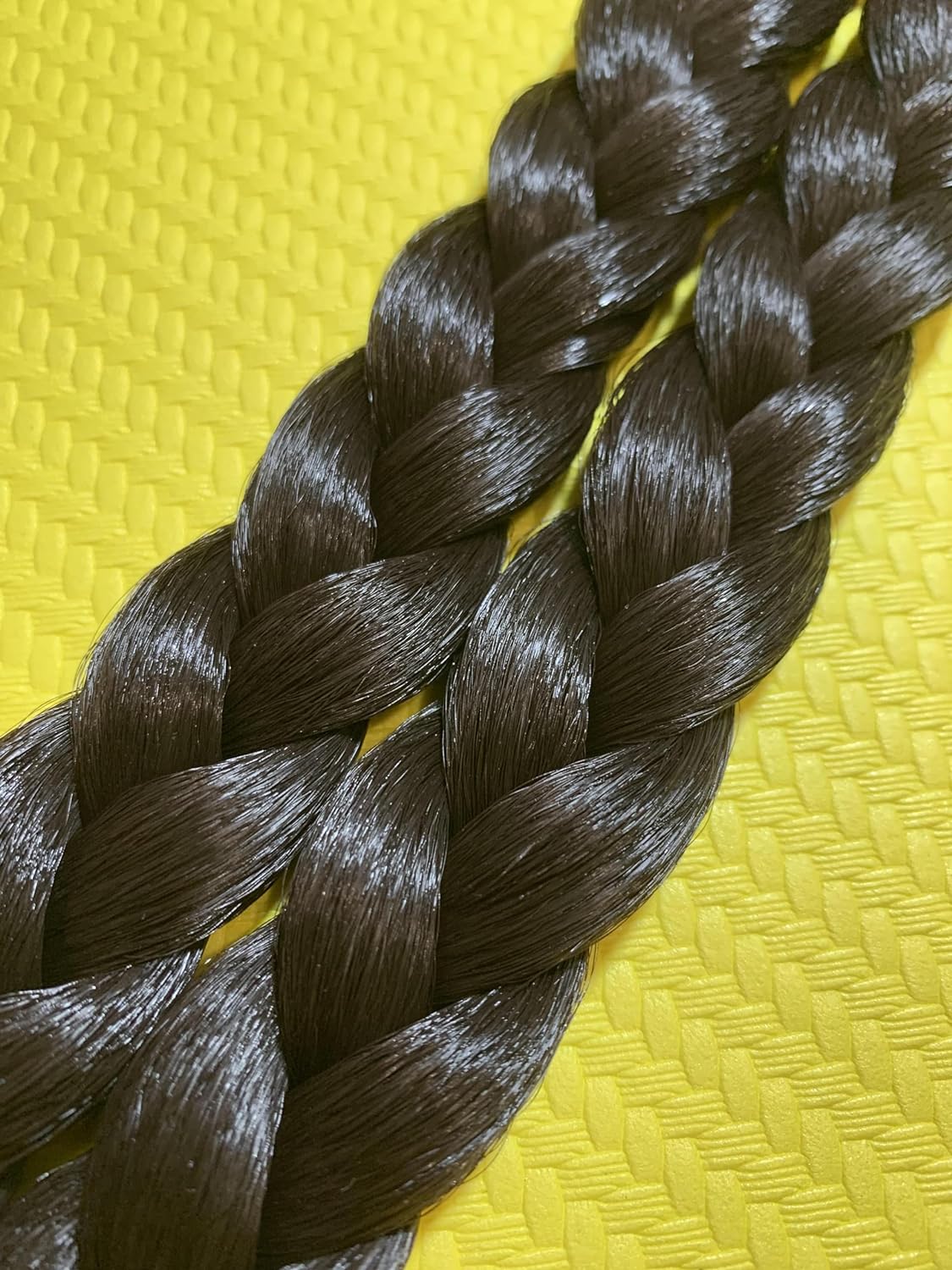 Trenzas de Fallera de 61cm. Traje regional .PELO SINTÉTICO DE CALIDAD