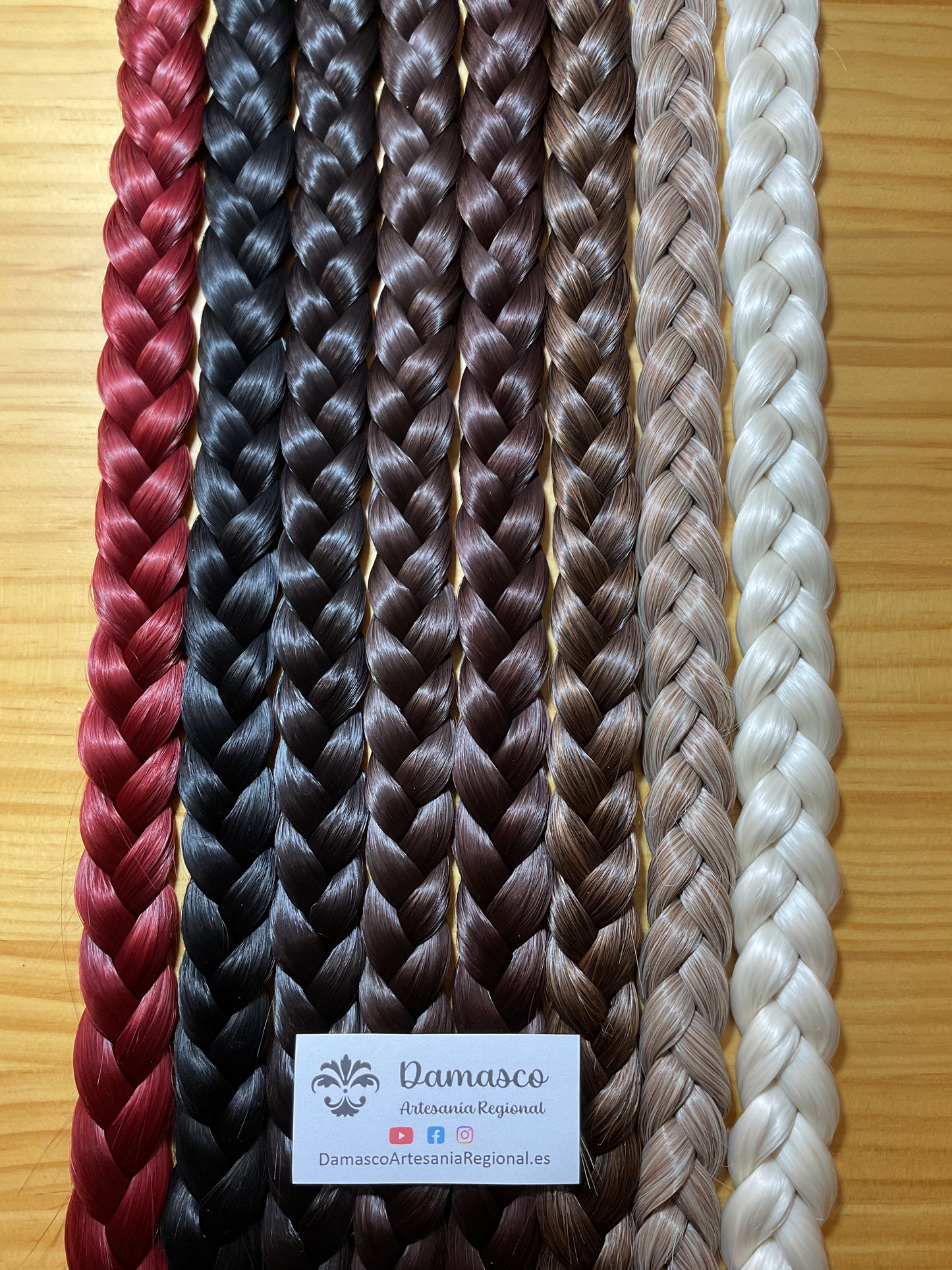 TRENZAS y RODETES de Fallera. PACK DE PELO
