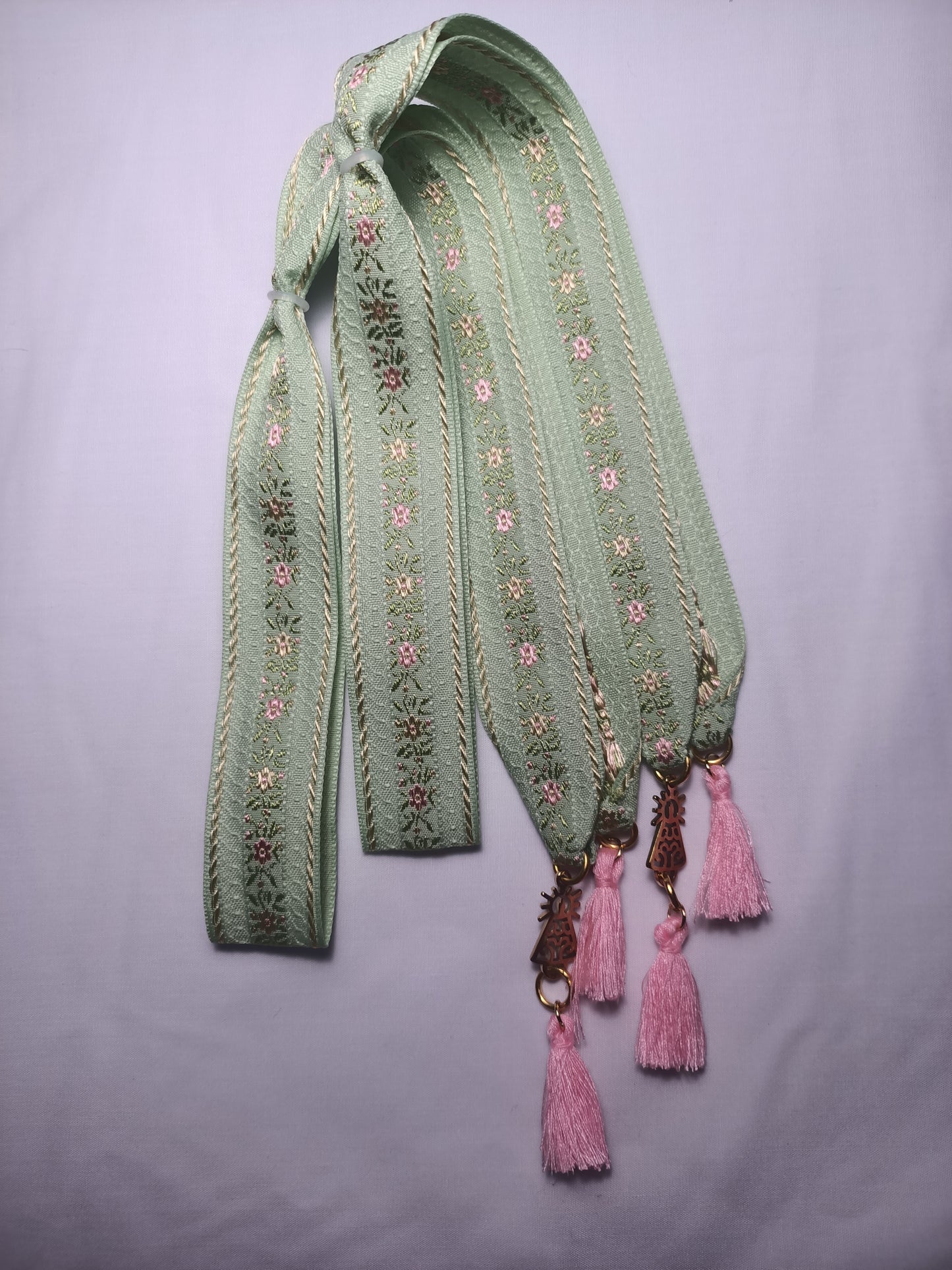 Atapiernas Lligacames Elegante UNISEX con VIRGEN DEL PILAR y Borlas según combinación