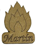 PEINETA, PETARDO O LLAMA DE MADERA.PERSONALIZADO. Varios acabados, diseños y broches