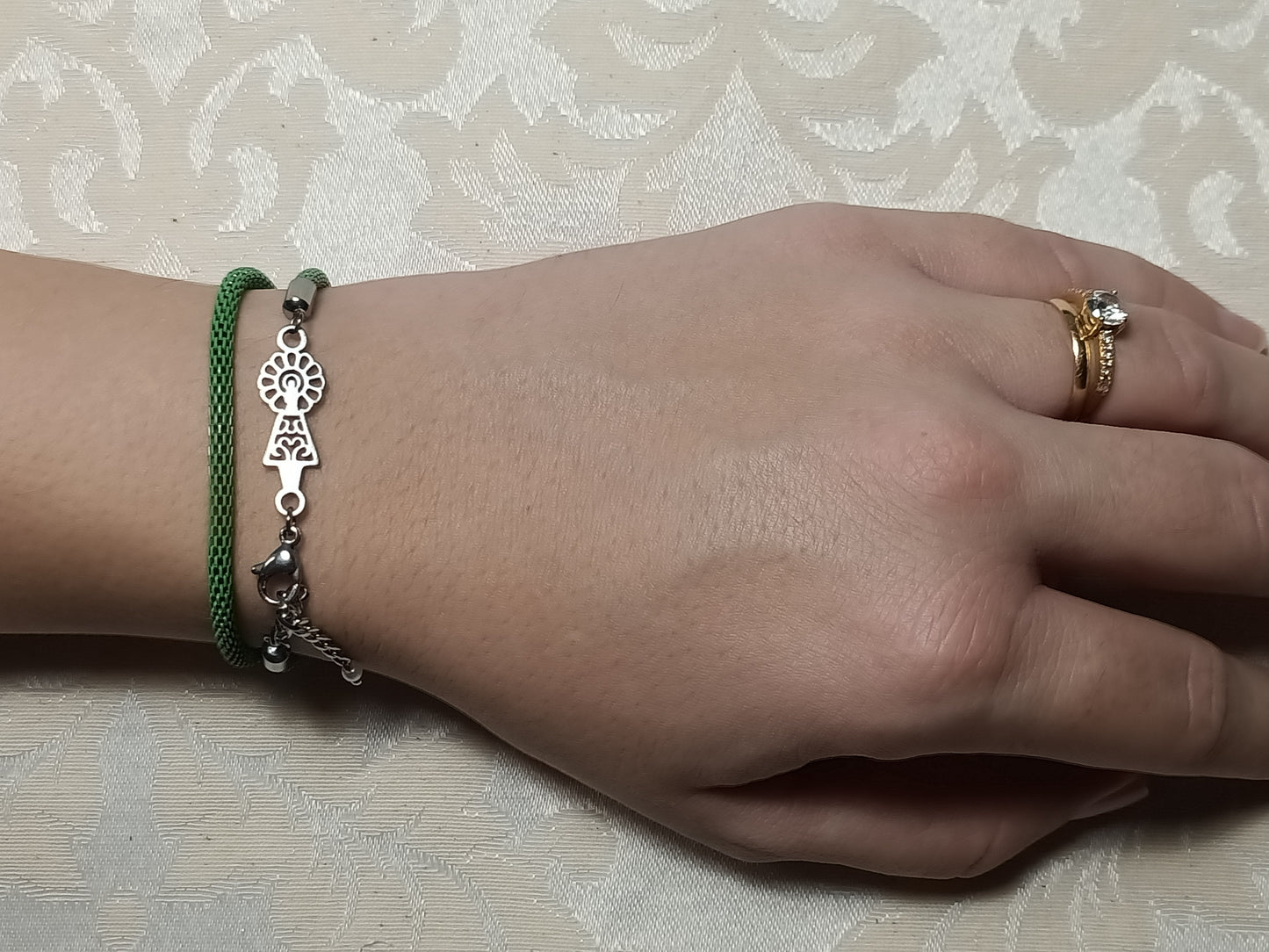 Pulsera de la Virgen del Pilar distintos colores 2 vueltas.