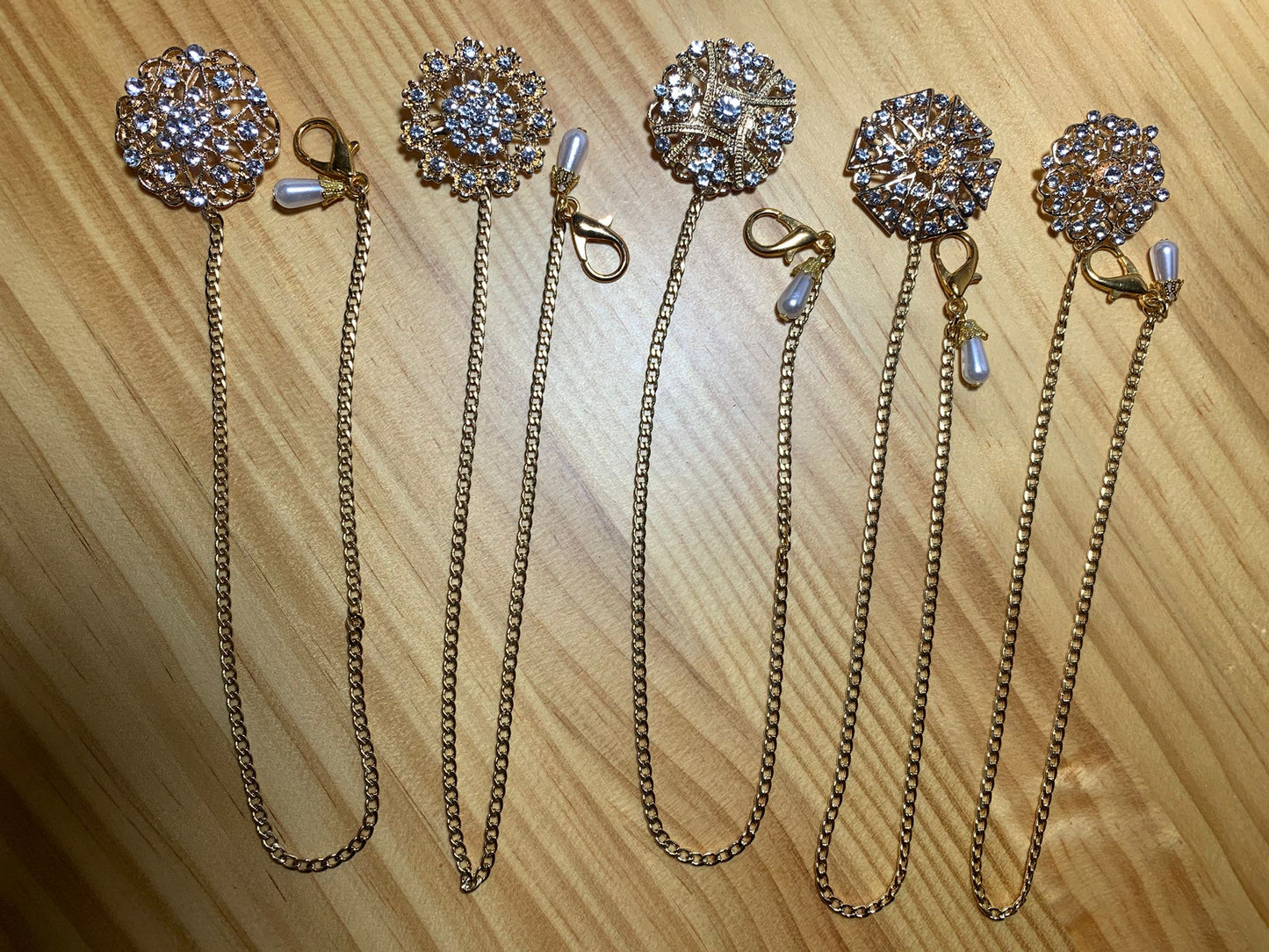 Porta Abanicos 🔸Modelo: Lágrima SENCILLA Color ORO o PLATA