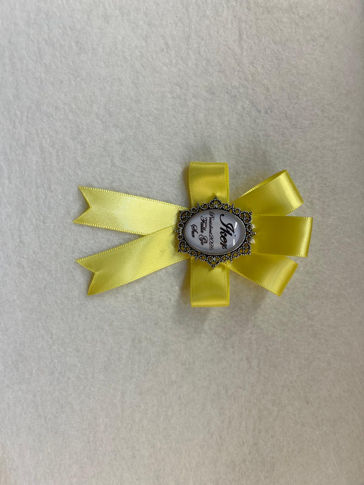 Medalla Caramba lazo CON NOMBRE, NOMBRE y CARGO, INICIAL o INICIALES, JOTA o FRASE varios acabados ORO o PLATA