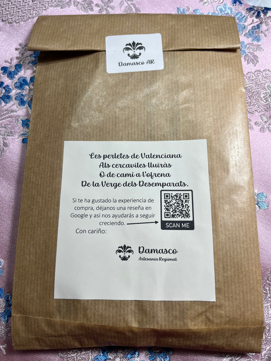 CONJUNTO collar y pulsera 5 vueltas separadas de PERLAS a l'Antiga