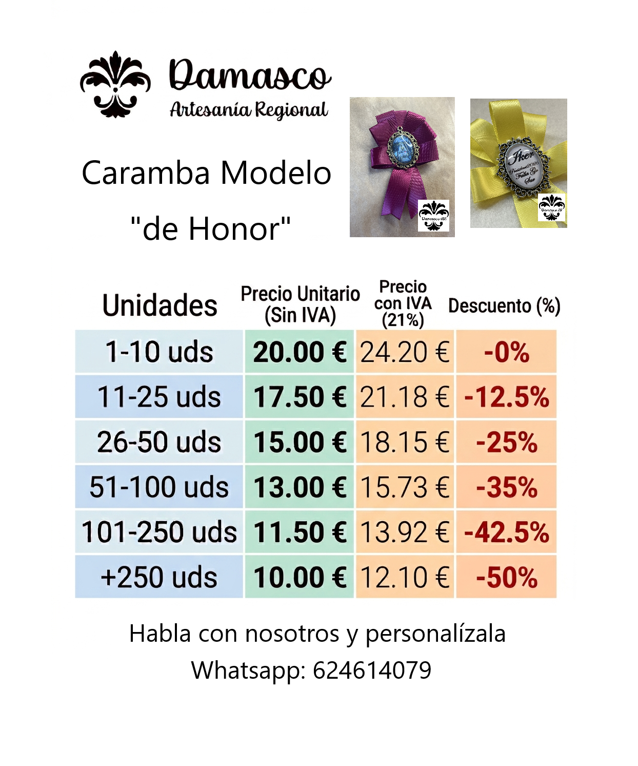 Carambas para Regalar a Comisiones Falleras