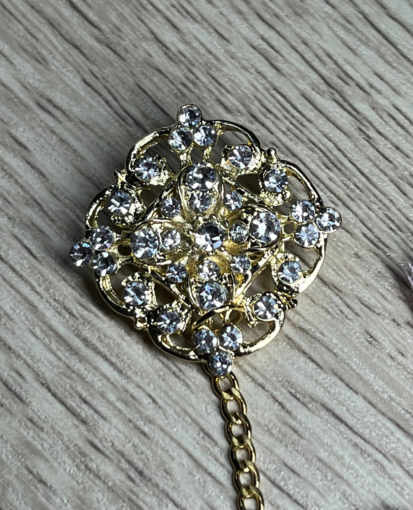 Porta Abanicos 🔸Modelo: Lágrima SENCILLA Color ORO o PLATA