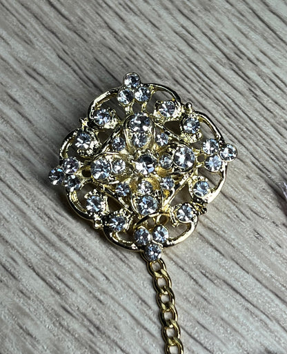 Porta Abanicos 🔸Modelo: Lágrima SENCILLA Color ORO o PLATA