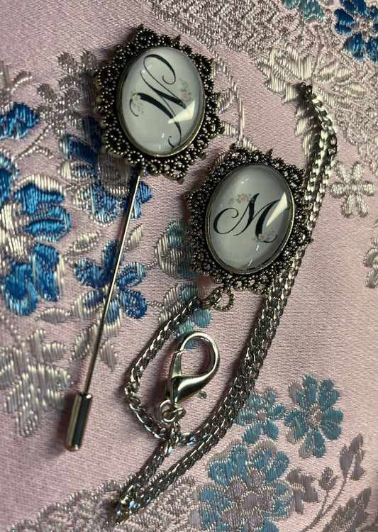 Conjunto Porta Abanicos y Aguja personalizados