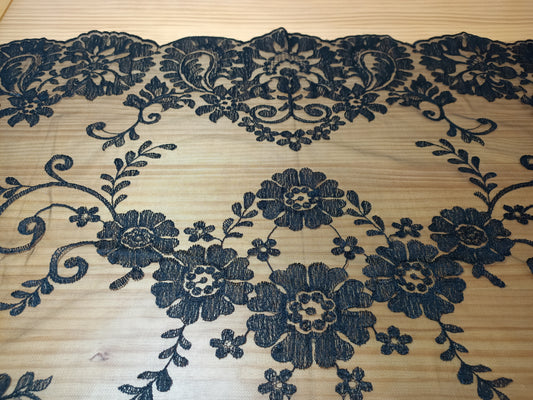 Mantilla de fallera Negra - Modelo Belma