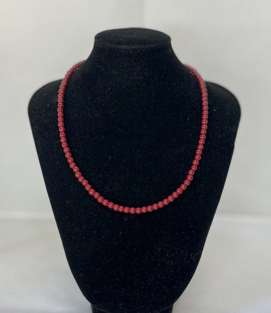 Conjunto Collar y Pulsera Coral 1 Vuelta Broche Color ORO